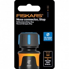 FISKARS. Conector furtun AquaSTOP 13 mm–15 mm (1/2..